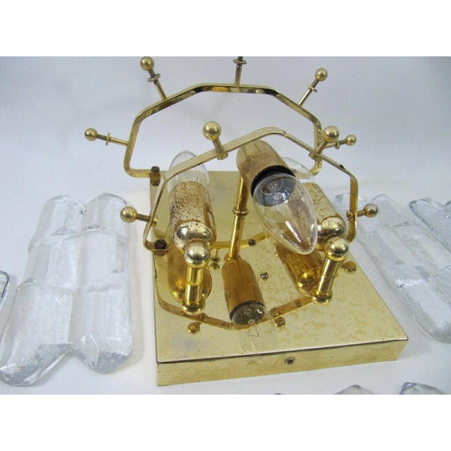 Metal Large Palazzo Wall Lamp by J. T. Kalmer, 1960s For Sale - Image 7 of 10