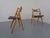 Mid-Century Modern CH 29 Sawbuck Chairs in Oak and Wool by Hans J. Wegner for Carl Hansen & Son, 1950s, Set of 2 For Sale - Image 3 of 18