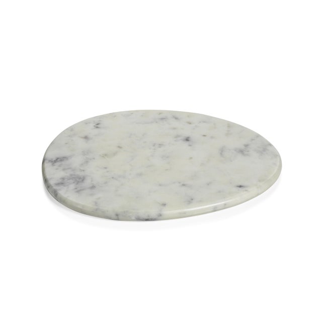 Contemporary Saumur Curved Marble Cheese Board, 12.5" For Sale - Image 3 of 3