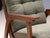 Mid-Century Modern Vintage Lounge Chairs with Wooden Frames and Green Upholstery, 1950s, Set of 2 For Sale - Image 3 of 9