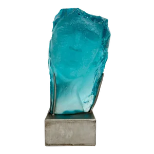 Suzanne Pascal 1914-2021 Carved Glass Sculpture