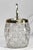 Wonderful Antique English Crystal Biscuit Jar Cut Glass Lidded Canister Jar With Handle Art Deco Tableware Home Decor For Sale - Image 14 of 15