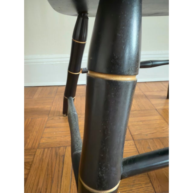 Late 20th Century University of Chicago Captain’s Chair, Windsor-Style Armchair For Sale - Image 4 of 17