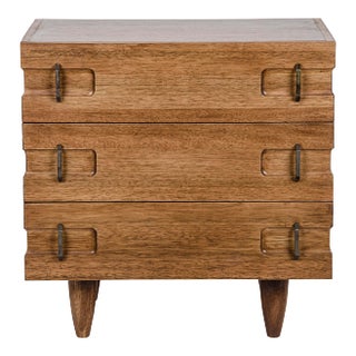 NOIR David Side Table in Dark Walnut For Sale