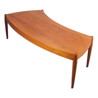 Coffee Table in Teak by Johannes Andersen for Trensum, Sweden, 1950s For Sale