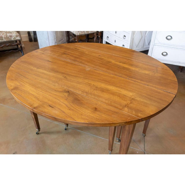 Wood 20th Century French Extension Dining Table For Sale - Image 7 of 9