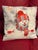 Shabby Chic 20 Th C Pair Snowmen Pillow Covers For Sale - Image 3 of 3