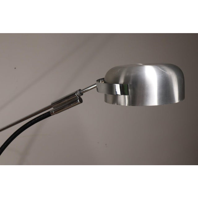 Vintage Arc Floor Lamp with Chromed Metal Arm, 1970 For Sale - Image 10 of 18