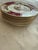 Antique Myott Chelsea Bird Bread Plates – 6 3/8-Inch Staffordshire England Porcelain With Burgundy and Gilt Decoration - Set of Eleven (11) For Sale In Chicago - Image 6 of 12