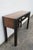 Hollywood Regency Two Tone Small Narrow Console Entry Table 5811 For Sale - Image 4 of 11