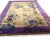 Art Deco Antique Light Gold/Purple Art Deco Chinese Rug - 9'x12' For Sale - Image 3 of 10