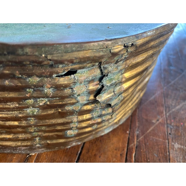 1970s Hollywood Regency Brass Banana Tree Sculpture Attributed to Maison Jansen For Sale - Image 10 of 12