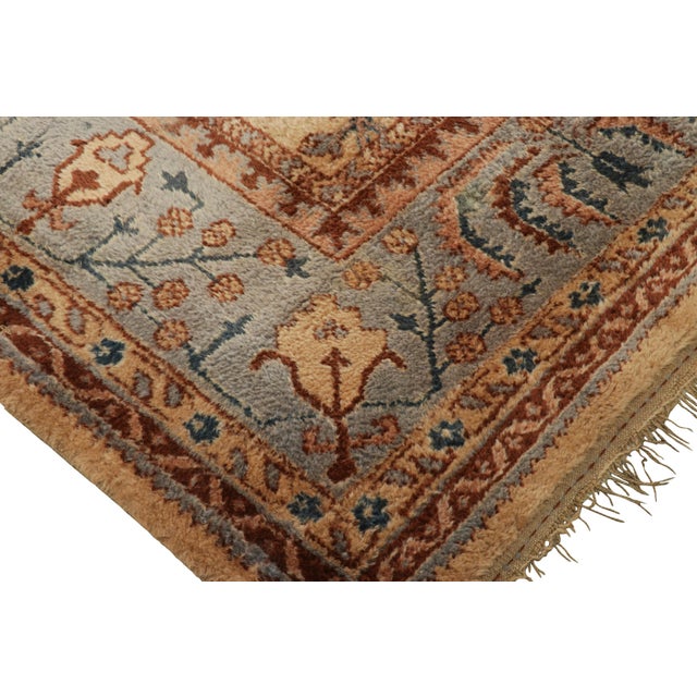 Oversized Vintage Oushak Rug in Beige With Tree of Life Motifs - Rug & Kilim For Sale In New York - Image 6 of 8