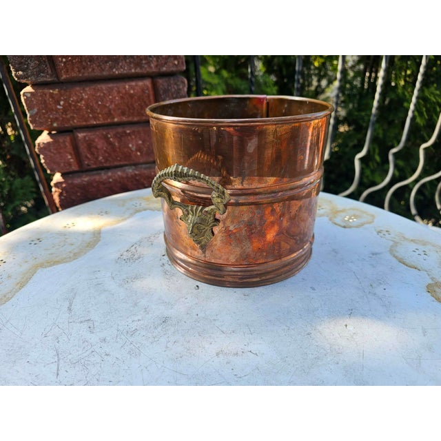 Metal Antique Copper Pot, 1920s For Sale - Image 7 of 7