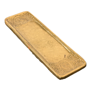Tiffany Studios New York Zodiac Bronze Doré Pen Tray