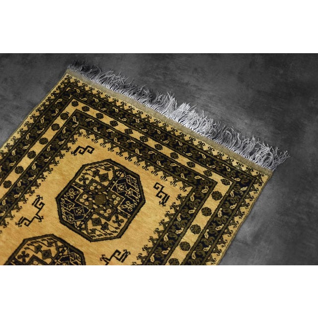 Vintage Hand-Woven Ersari Rug, 1930s For Sale - Image 12 of 18