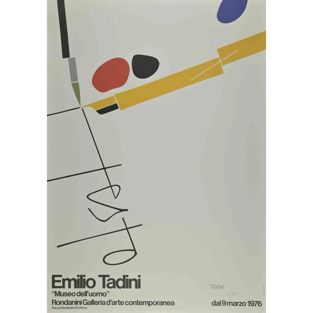 Modern Tadini, Museum of Man, Lithograph, 1976 For Sale - Image 3 of 3