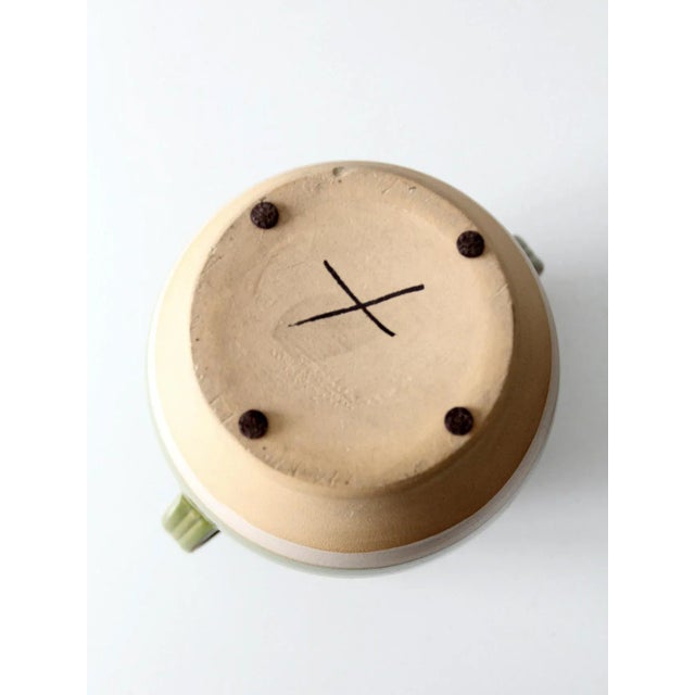 Vintage Rowe Pottery Works Amphora Vase For Sale - Image 9 of 13