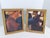 Pair Vintage Italian Red Bole Gold Gilt Wood,Easel Back Picture Frames Under Glass For Sale - Image 15 of 15