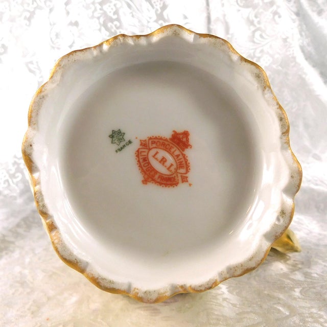 Late 18th Century Coiffe Et Cie and Lazeyras Rosenfel Lehman Limoges Chocolate Pot With No Lid For Sale - Image 12 of 14