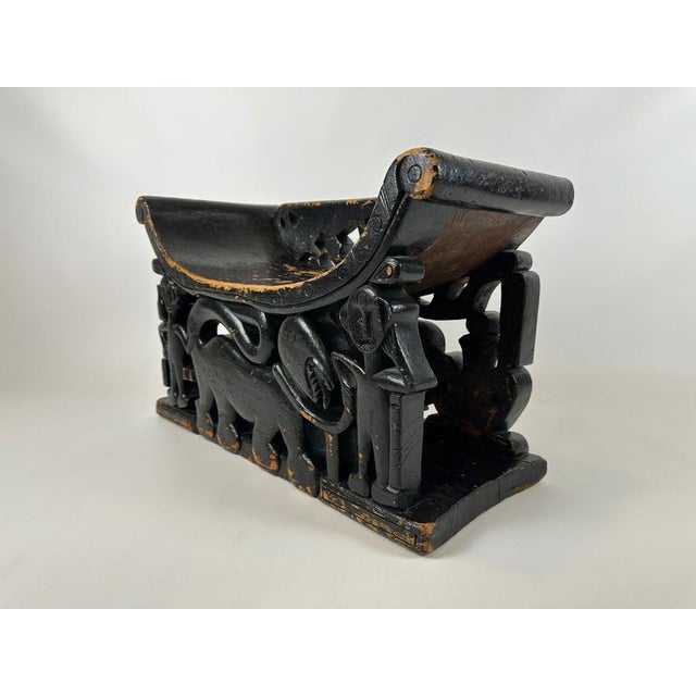 Antique Cameroon Duala Prestige Stool, 1890s For Sale - Image 5 of 16