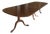 Monumental 12-Foot Figured Burl Wood Triple Pedestal Extension Dining Table For Sale