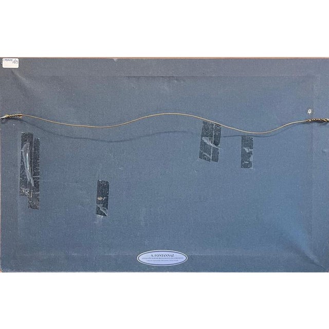 Charles Parisod, Lake and Mountains, 1925, Oil on Wood Panel For Sale - Image 12 of 13