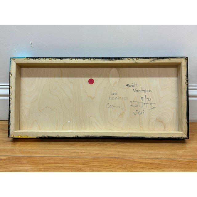 Contemporary Bret Vanhorn Aka Lioti (Leave It or Take It) Mixed Media Painting For Sale - Image 3 of 4