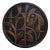 Circular Geometric Abstract Metal Wall Relief For Sale