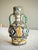 Antique Moroccan Hand-Painted Ceramic Vase With Intricate Metal Filigree Overlay, Double Handle Moorish Vessel For Sale In Los Angeles - Image 6 of 9