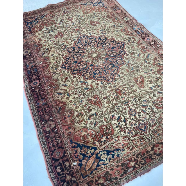 1920s 1920s Antique Ferahan Sarouk Rug - 4.4 x 6.4 For Sale - Image 5 of 12