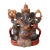 Vintage Mid-Century Signed Balinese Hand-Carved Ganesha Wood Sculpture by I Wayan Pageh For Sale