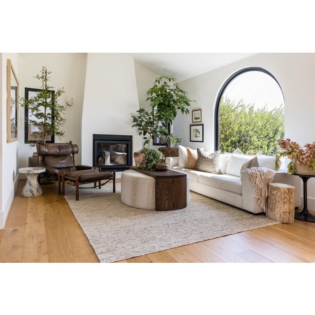 Camel Pure Salt Torquay Natural Sumack Weave Jute/Argenitian Wool Area Rug, 5' X 8' For Sale - Image 8 of 13