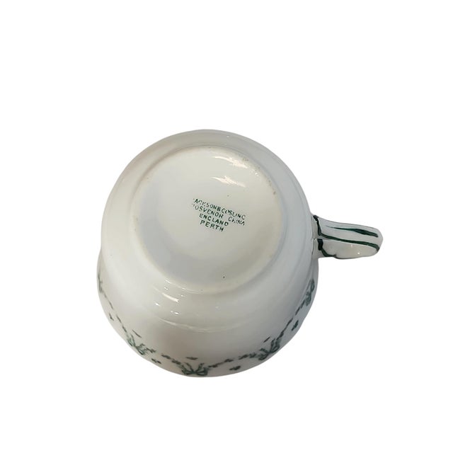 1910s 1914 - 1919 Jackson & Gosling Grosvenor China Tea Set Trios- 9 Pieces For Sale - Image 5 of 10