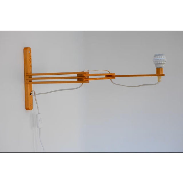 Mid-Century Modern Scandinavian Accordion Wall Lamp from Ikea, 1970s For Sale - Image 11 of 15
