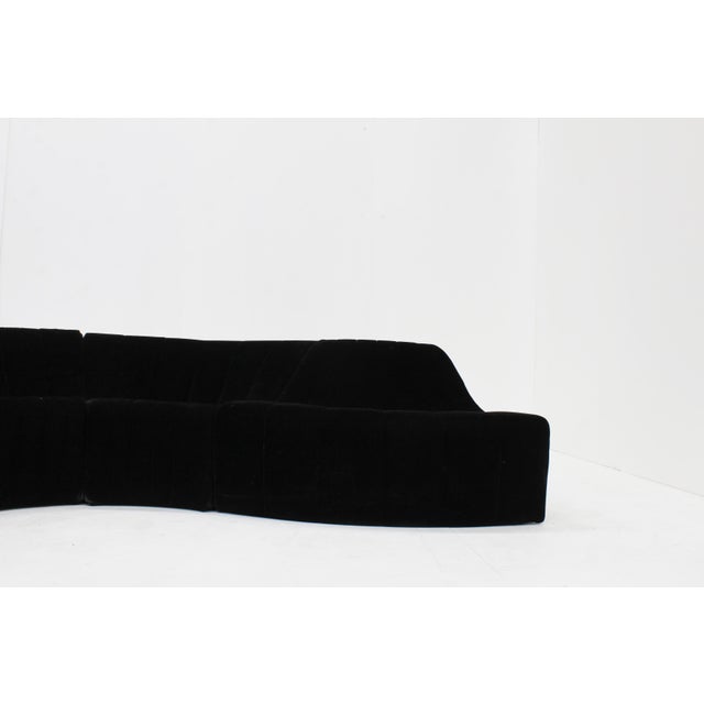 Chromatic Modular Curved Sofa by Kwok Hoi Chan for Steiner, 1970s, Set of 5 For Sale - Image 14 of 15
