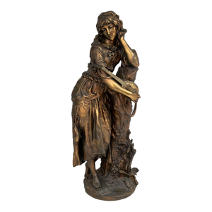 Adrien Gaudez "Mignon" Patinated Bronze Sculpture