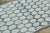 Slate Gray Contemporary Block Print Floral Natural Silk Runner by Rug & Kilim, India For Sale - Image 8 of 8