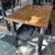 Traditional Butcher Block Table W 2 Chairs For Sale - Image 3 of 6