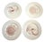 1970s Fitz & Floyd Coquille Dinner Plates, Set of 4 For Sale