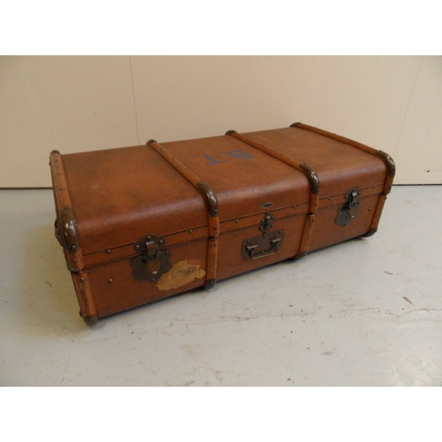 Vintage Wooden Suitcase, 1950s For Sale - Image 13 of 13