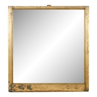 Toy Building Muntz Metal Window Frame Mirror 43.875 X 47.25 In. For Sale