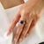 Navy Blue 18k Gold Three Stone Oval Sapphire Diamond Vintage Ring Size 5.5 For Sale - Image 8 of 14