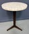 Mid-Century Modern 1960s Edward Wormley Model #5928 “A” Table for Dunbar, Walnut, Brass, and Terrazzo Top For Sale - Image 3 of 10