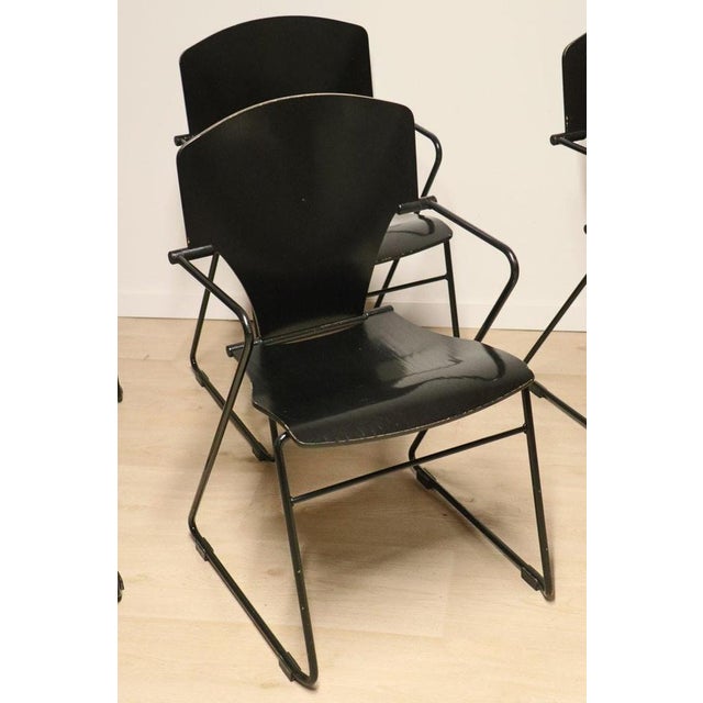 Minimalist Egoa 300 Chairs by Josep Mora, 1980s, Set of 6 For Sale - Image 13 of 18