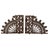 Aesthetic Wrought Iron Architectural Fan-Form Spandrels C1880 For Sale - Image 6 of 6