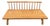 Andrianna Shamaris Couture Low Teak Wood Sofa For Sale