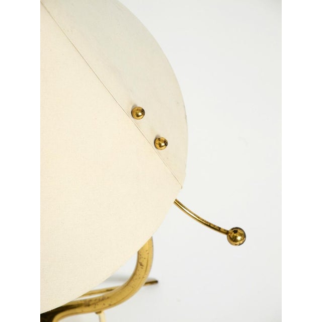 Large Mid-Century Modern Brass Crows Foot Table Lamp from Kalmar, 1950s For Sale - Image 13 of 18