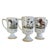 English English Traditional Vintage Hand Painted Porcelain Sporting Dog Pedestal Mug Set (4) For Sale - Image 3 of 9