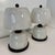 Sculptural Murano Milk White Glass Table Lamps, 2000s, Set of 2 For Sale - Image 10 of 14
